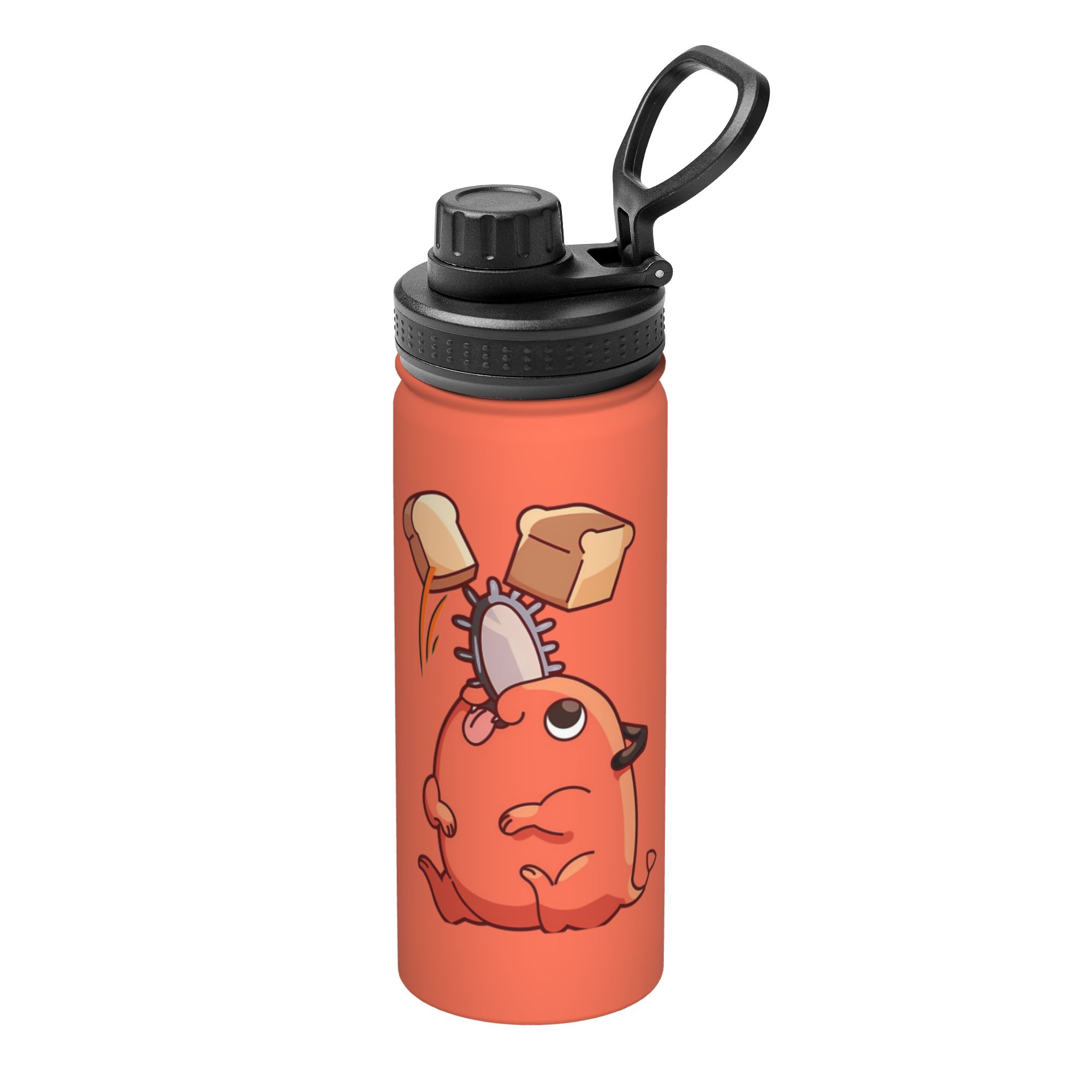 Sports Water Bottle Insulated - Chainsawmans Anime 18OZ Sport Geïsoleerde Thermoskan