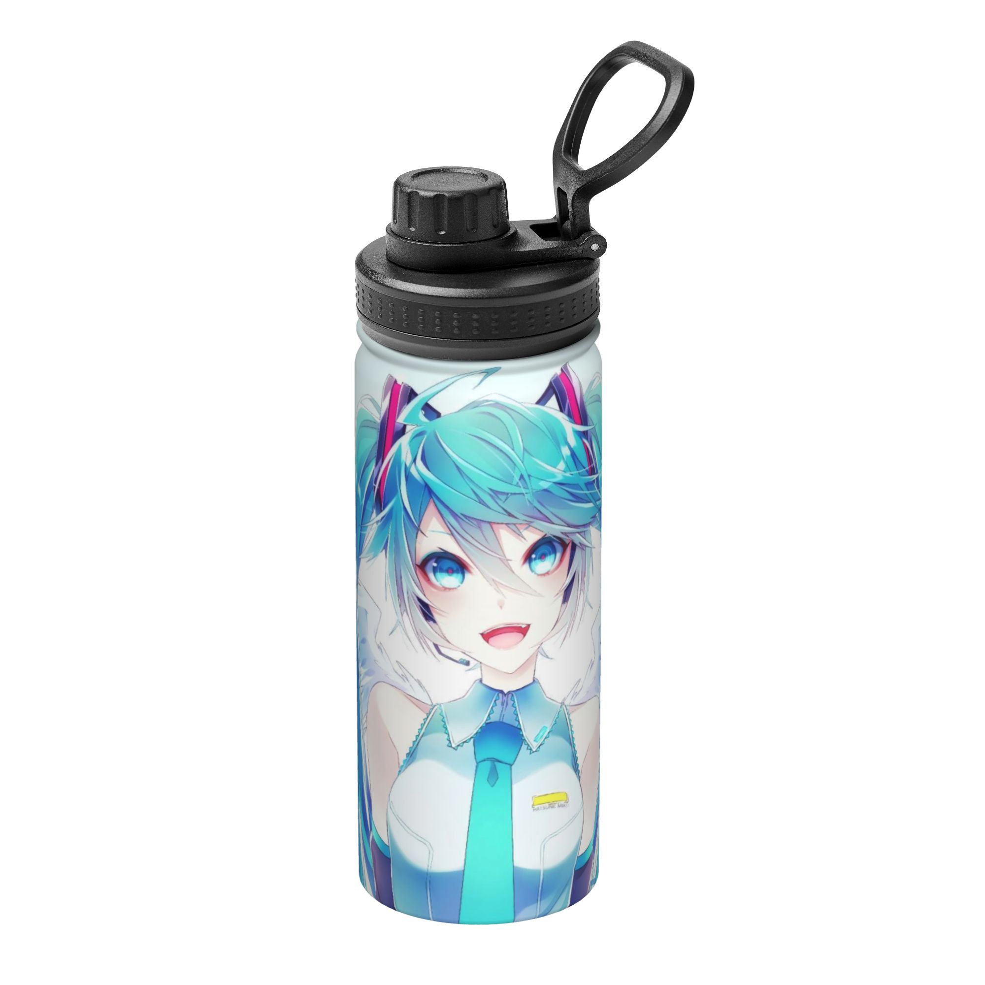 Sports Water Bottle Insulated - Anime Hatsunes Mikus 18OZ geïsoleerde sportfles,