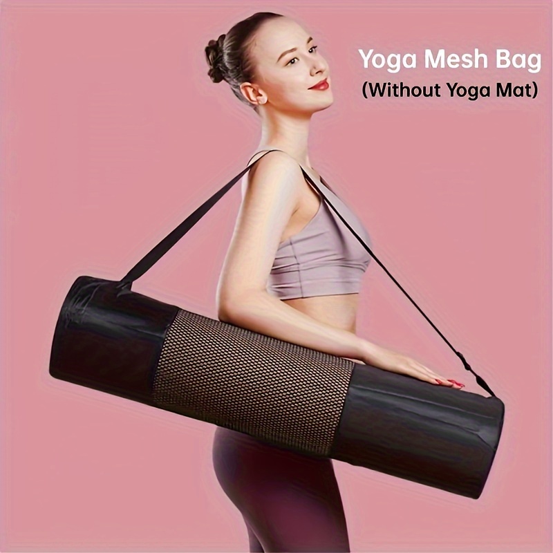 Yoga Mat - 1 ademende yogamat opbergnettas - duurzaam
