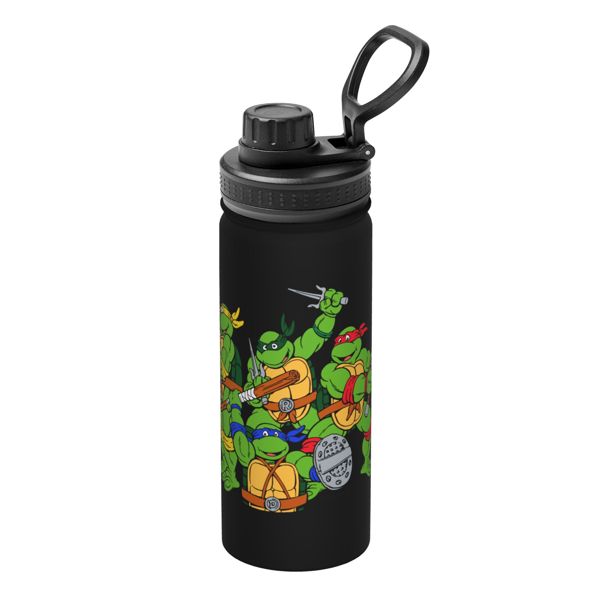Sports Water Bottle Insulated - Cartoon Ninja T-Turtles 18OZ Geïsoleerde Sportwaterkoker