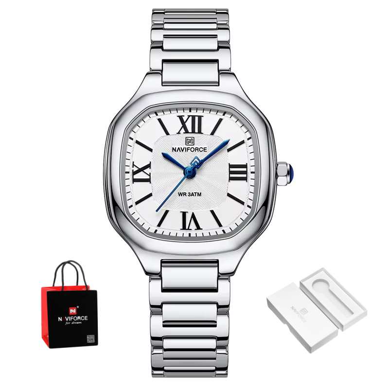 Resistance Band - NAVIFORCE Merk hoogwaardig dames quartz horloge