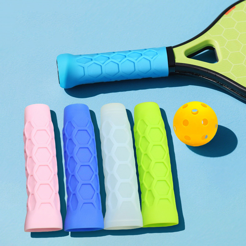 Tennis Racket - 1pc Schokabsorberende hoes en antislip siliconen