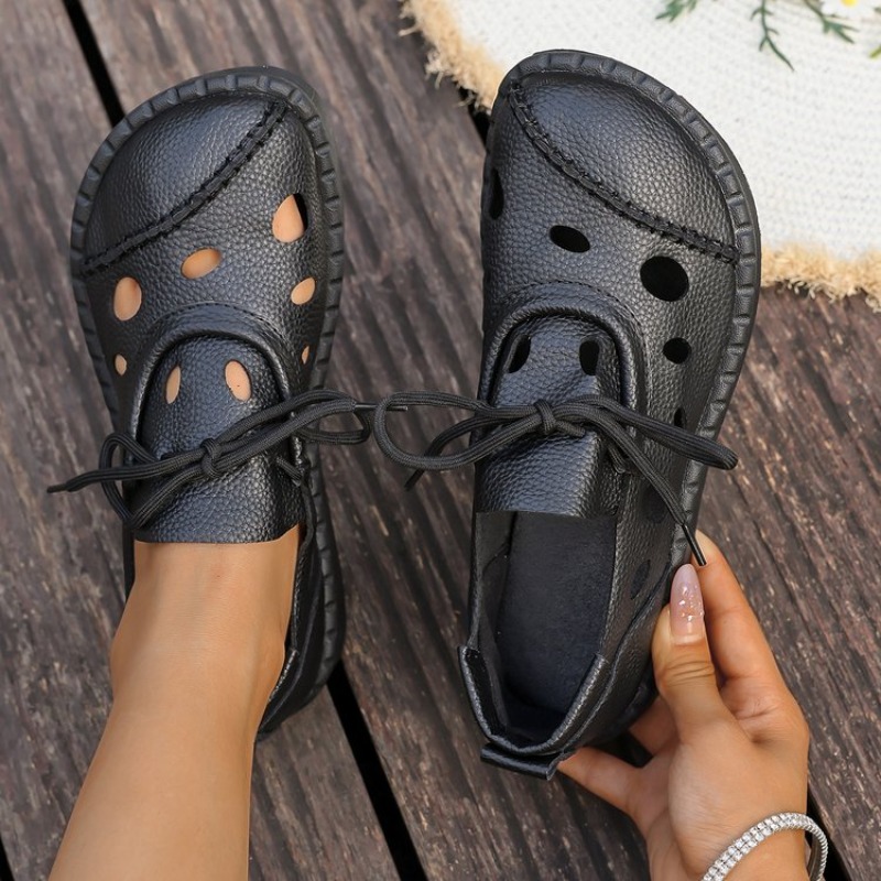 Resistance Band - 2026 Zomer Nieuwe Hollow-Out Lace-Up Sandalen