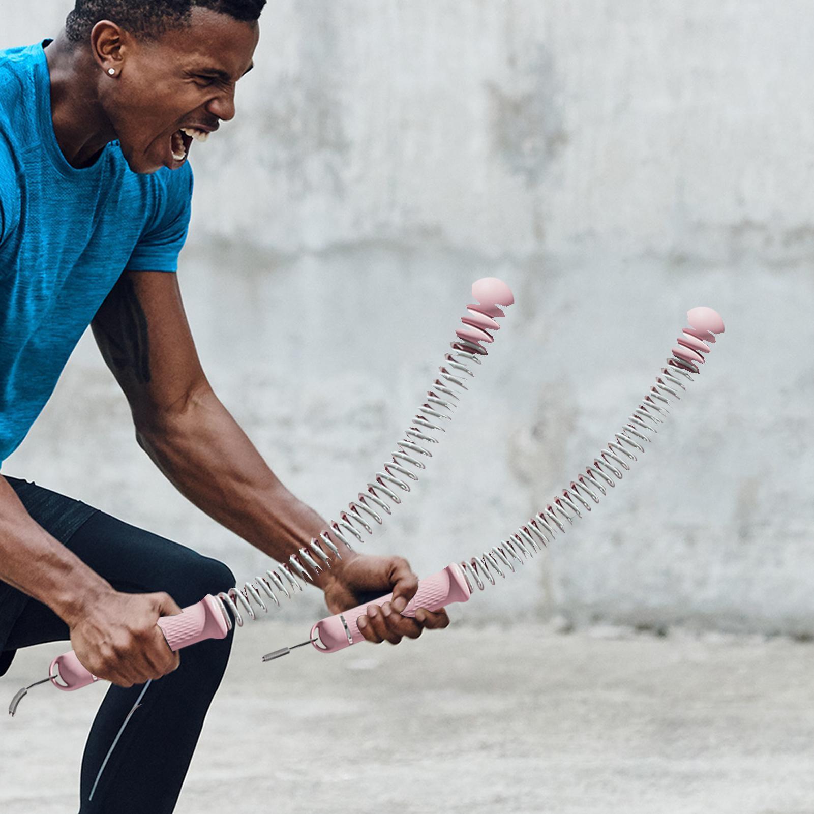 Jump Rope - Battle Ropes voor thuisgym, draadloze gewogen
