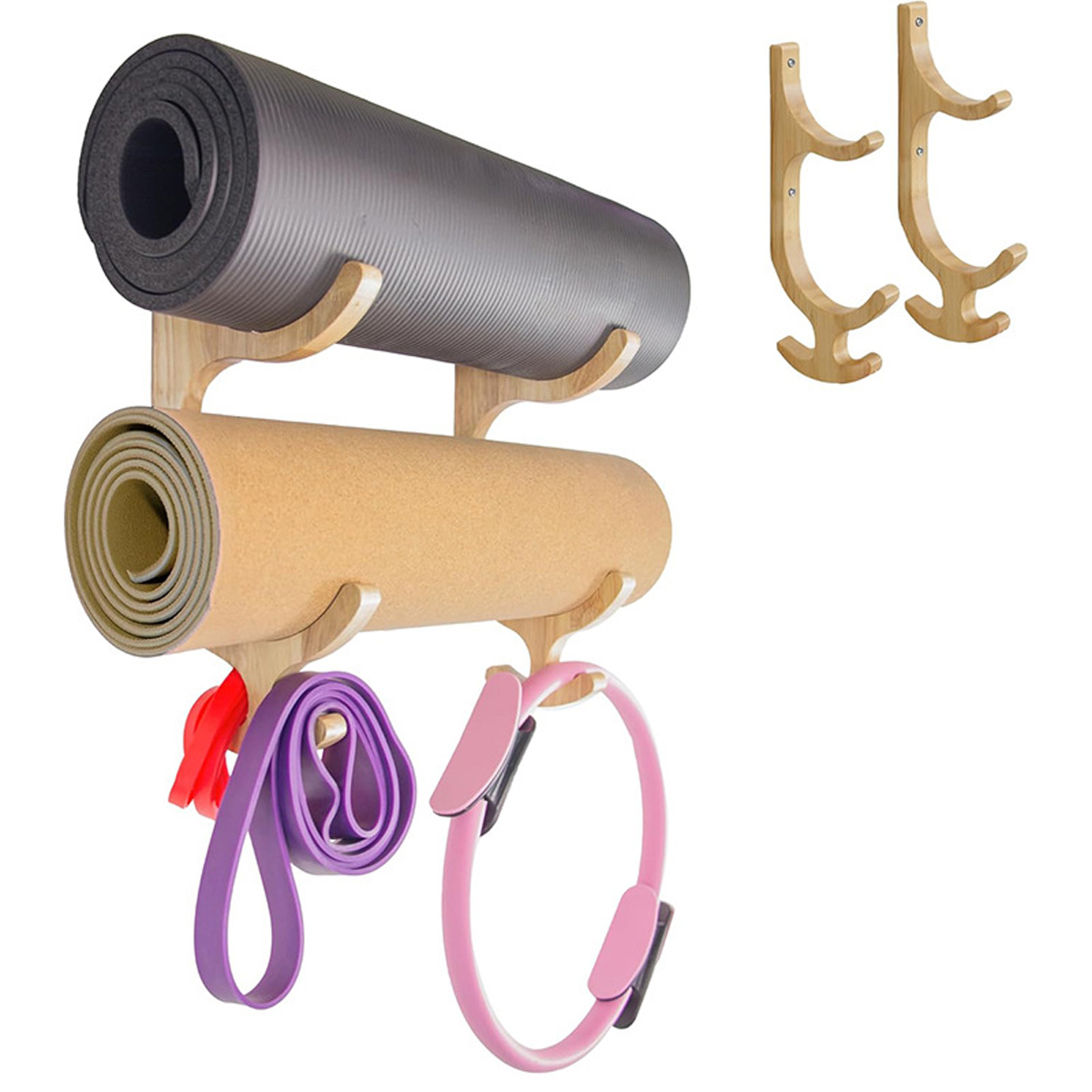 2-delige weerstandsbandhouder, - Yoga Mat recensie en prijs