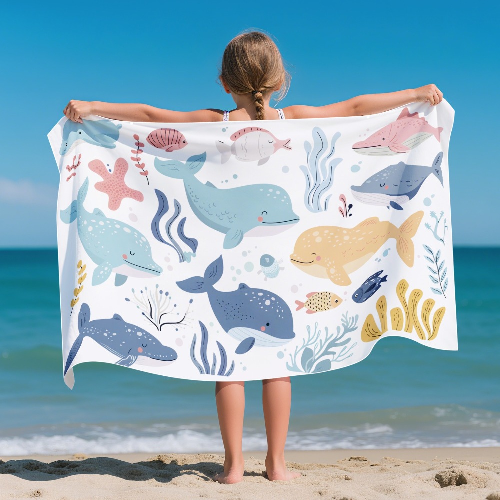 Strandlaken met cartoonpatroon - Yoga Mat recensie en prijs