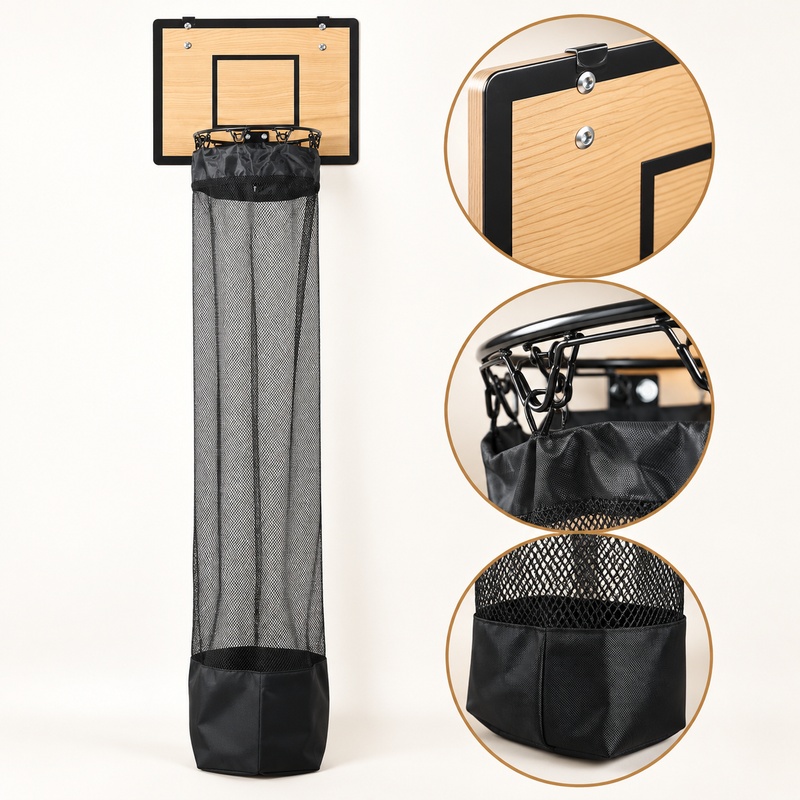 Houten basketbalring wasmand,  - Basketball Hoop recensie en prijs
