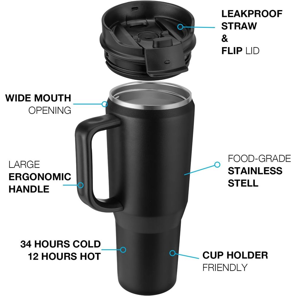40 oz Geïsoleerde Reismok met  - Sports Water Bottle Insulated recensie en prijs