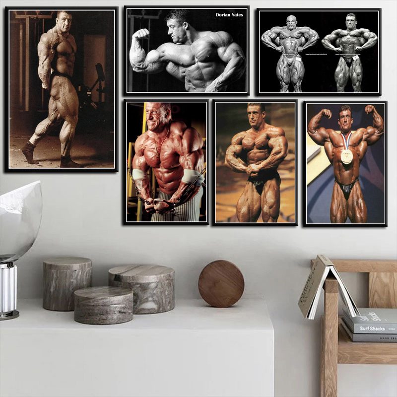 Grote Dorian Yates Man Muscle  - Sports Equipment Poster recensie en prijs