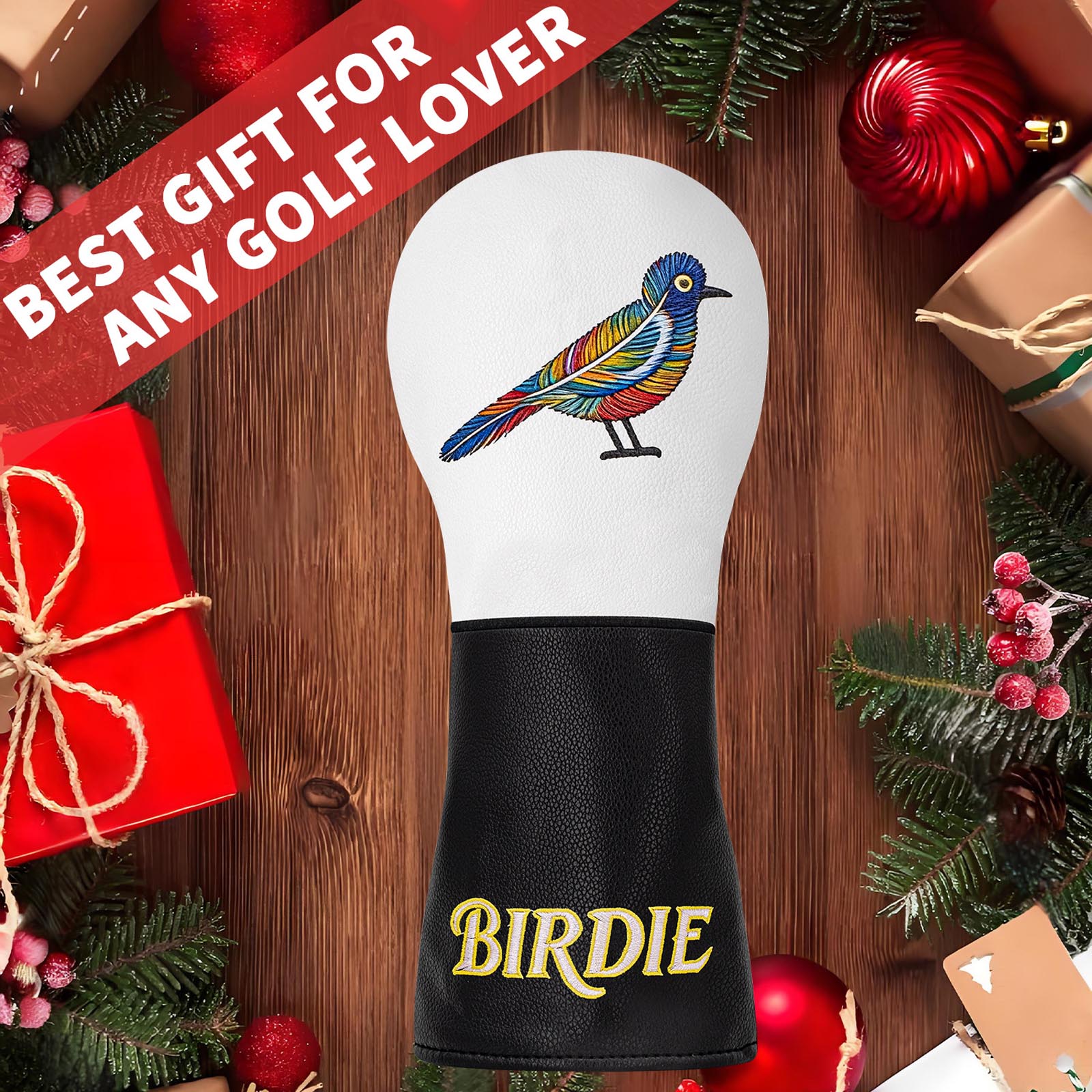 Kleurrijke golf headcover met  - Resistance Band recensie en prijs
