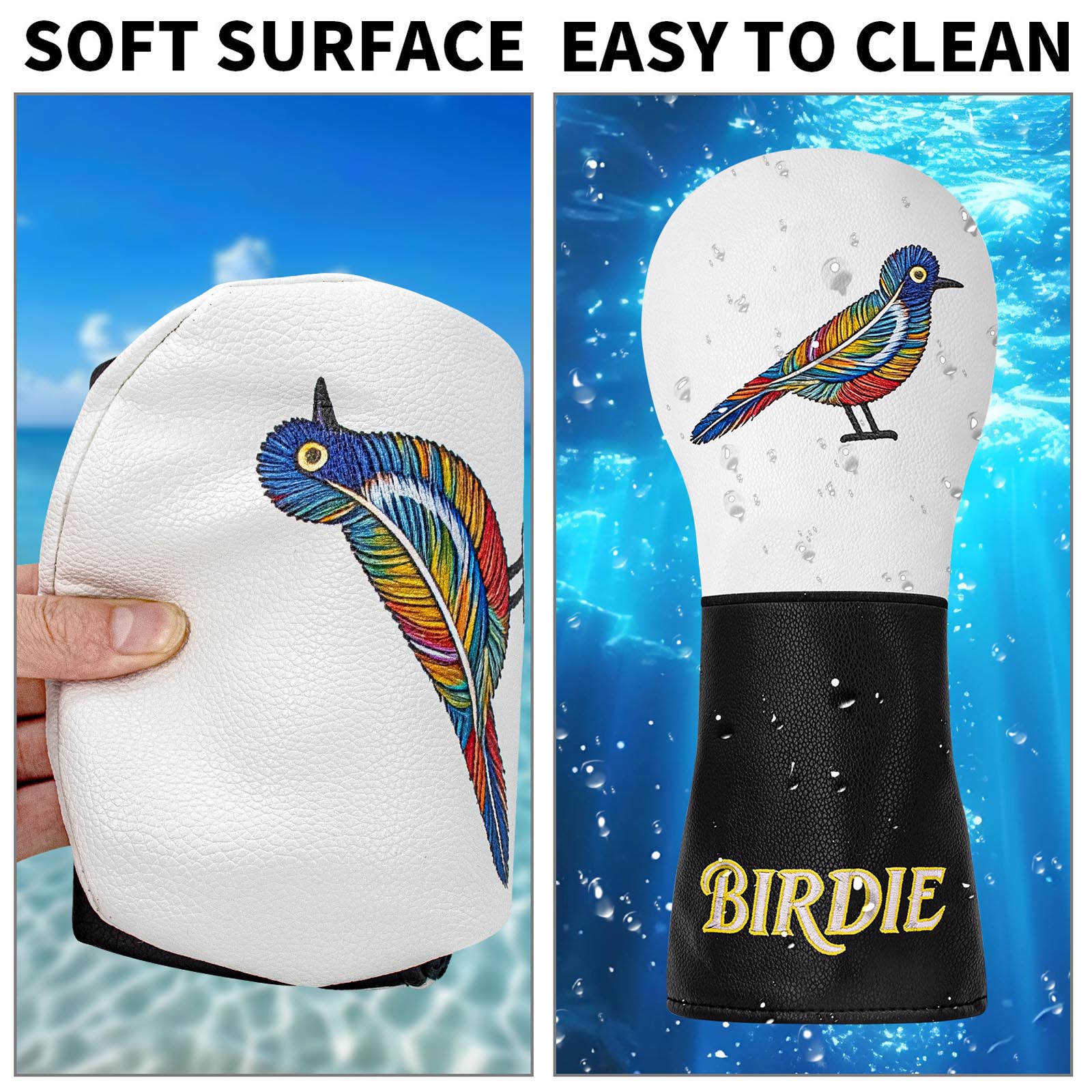 Kleurrijke golf headcover met  - Resistance Band recensie en prijs
